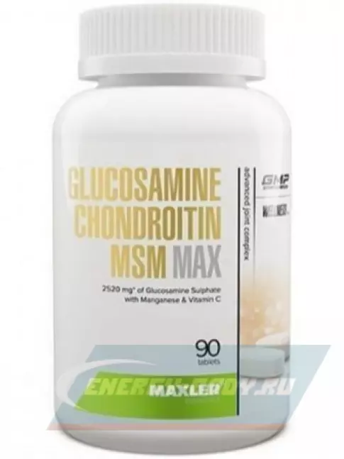 Суставы, связки MAXLER Glucosamine Chondroitin MSM MAX 90 таблеток