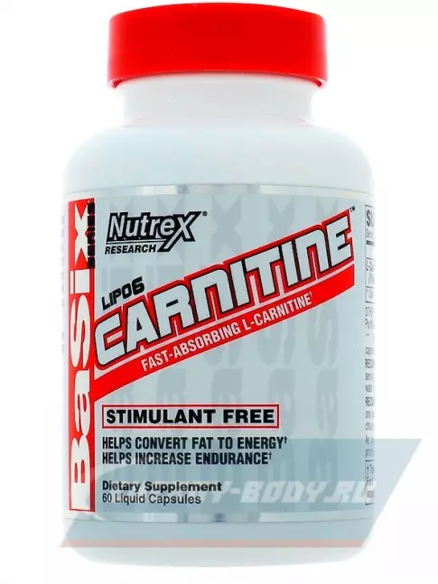 L-Карнитин NUTREX Lipo-6 Carnitine 60 капсул