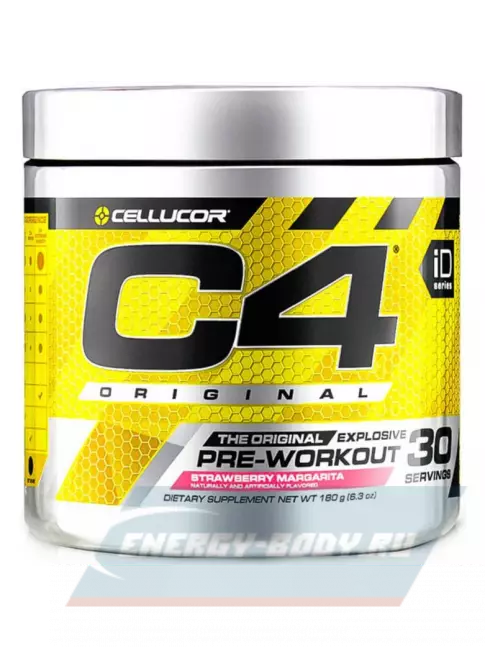 Предтерник Cellucor C4 Pre-Workout 195 г, Клубничная Маргарита