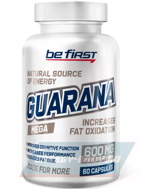 Энергетик Be First Guarana Extract 60 капсул