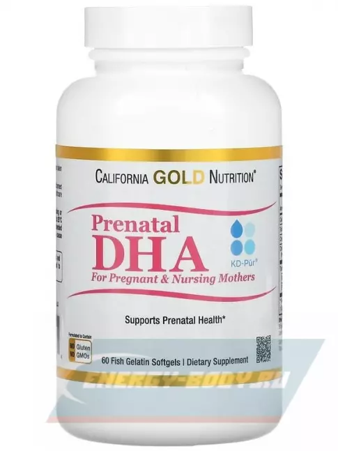 California Gold Nutrition Daily Prenatal Multi for Pregnant & Nursing Mothers 60 капсул, Нейтральный