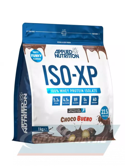  APPLIED NUTRITION ISO-XP сывороточный изолят 1000 г, Шоколад буэно