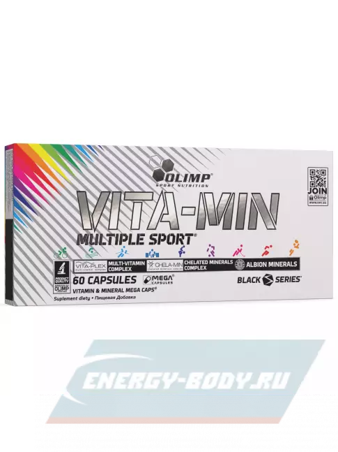  OLIMP VITA-MIN MULTIPLE SPORT MEGA CAPS 60 капсул, Нейтральный