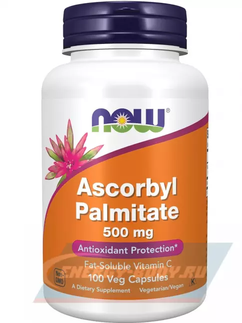  NOW FOODS Ascorbyl Palmitate 500 mg 100 веган капсул