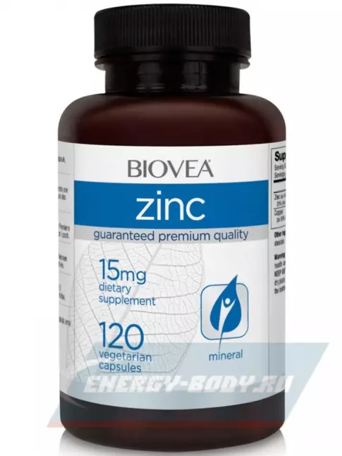 Biovea Zinc 15mg 120 капсул