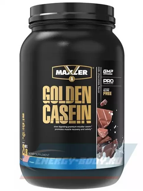  MAXLER Golden Casein 907 г, Молочный шоколад