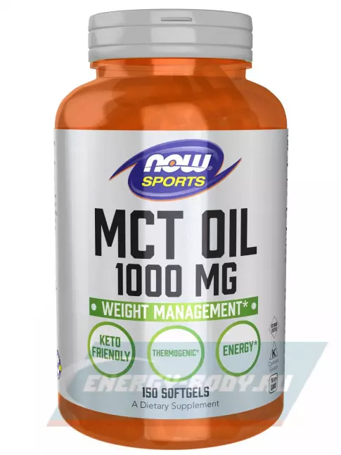 Omega 3 NOW FOODS MCT Oil 1000 mg 150 гелевых капсул
