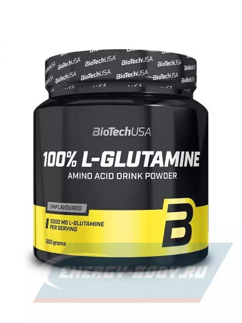 Глютамин BioTechUSA 100% L-Glutamine 500 г