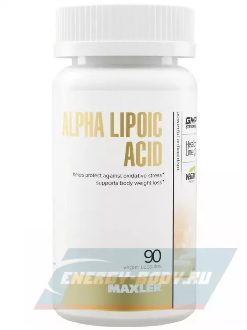  MAXLER Alpha Lipoic Acid 90 вегетарианских капсул