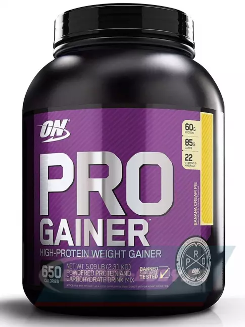Гейнер Optimum Nutrition Pro Gainer 2310 г, Клубника крем