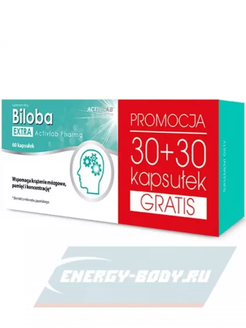  ActivLab Biloba Extra 60 капсул, Нейтральный