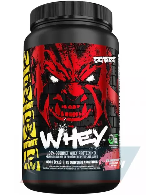  Mutant Whey 908 г, Клубничный крем