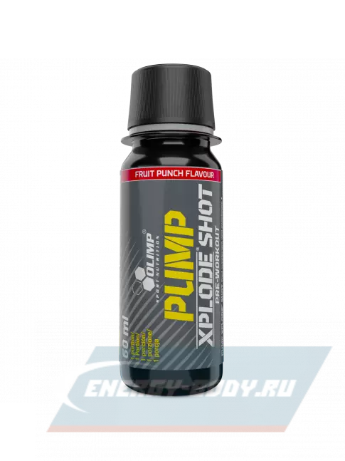 Предтерник OLIMP Pump Xplode Shot 60 мл no caffeine 1 x 60 мл, Фруктовый пунш