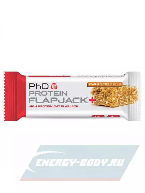 Батончик протеиновый PhD Nutrition Flapjack Bar 75 г, Ореховая паста