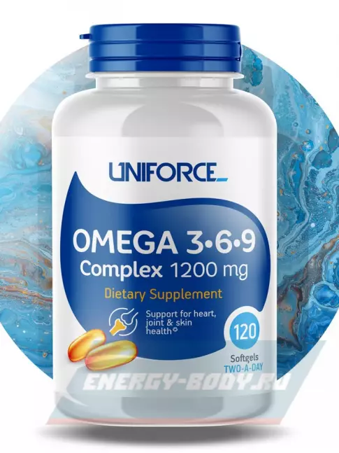 Omega 3 Uniforce Omega 3-6-9 1200 mg 120 капсул