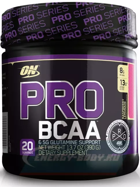 ВСАА Optimum Nutrition PRO BCAA 2:1:1 390 г, Малиновый лимонад