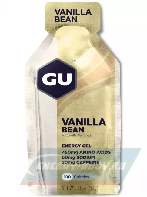 Энергетический гель GU ENERGY GU Original Energy Gel 20mg caffeine 32 г, Ваниль