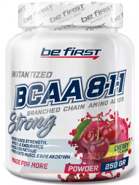ВСАА Be First BCAA 8:1:1 Instantized powder 250 г, Вишня