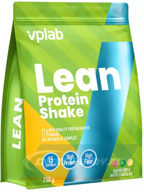  VP Laboratory LEAN PROTEIN SHAKE 750 г, Малина-белый шоколад