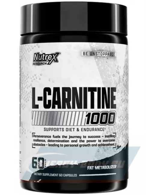 L-Карнитин NUTREX Lipo-6 Carnitine 1488.1 mg (US) 60 капсул