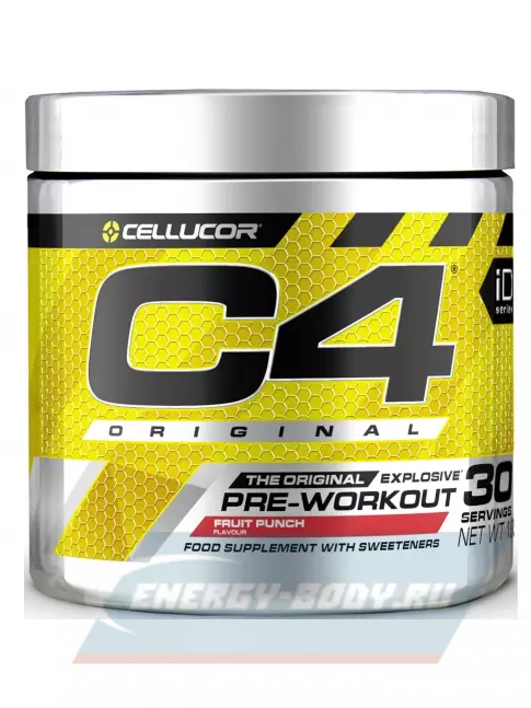 Предтерник Cellucor C4 Pre-Workout 195 г, Фруктовый пунш Предтерник Cellucor C4 Pre-Workout 195 г, Фруктовый пунш