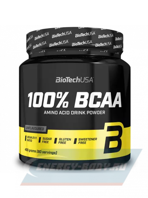 ВСАА BioTechUSA 100% BCAA 2:1:1 400 г, Нейтральный