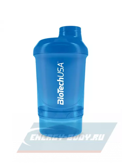  BioTechUSA Wave+ Nano на 300 мл (+150 мл) 300 мл, Синий