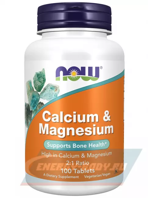  NOW FOODS Calcium Magnesium 100 таблеток