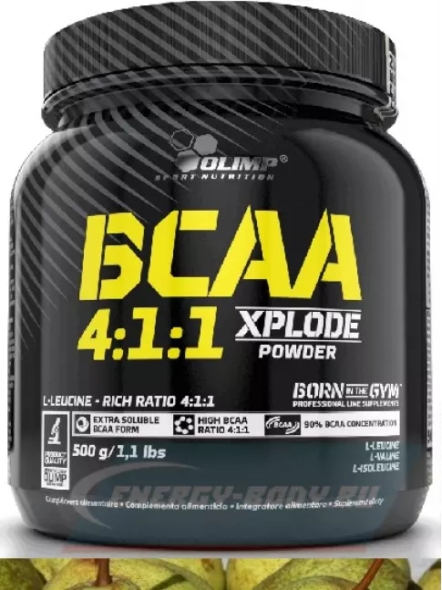 ВСАА OLIMP BCAA 4:1:1 XPLODE POWDER 500 г, Груша