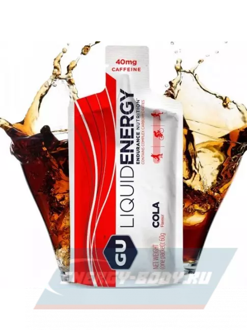 Энергетический гель GU ENERGY GU Liquid Enegry Gel caffeine 60 г, Кола