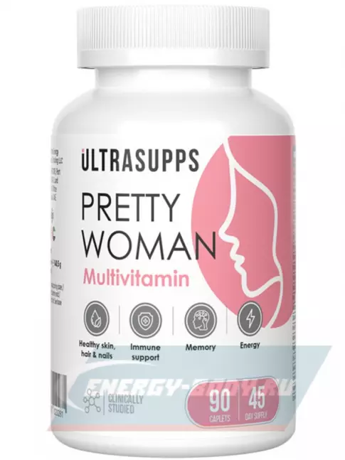  UltraSupps Pretty Women Multivitamin 90 каплет