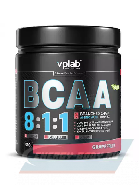 ВСАА VP Laboratory BCAA 8:1:1 300 гр, Грейпфрут
