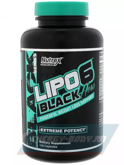  NUTREX Lipo-6 Black Hers 120 капсул