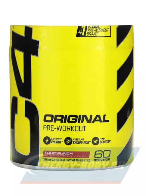 Предтерник Cellucor C4 Pre-Workout 360 г, Фруктовый пунш
