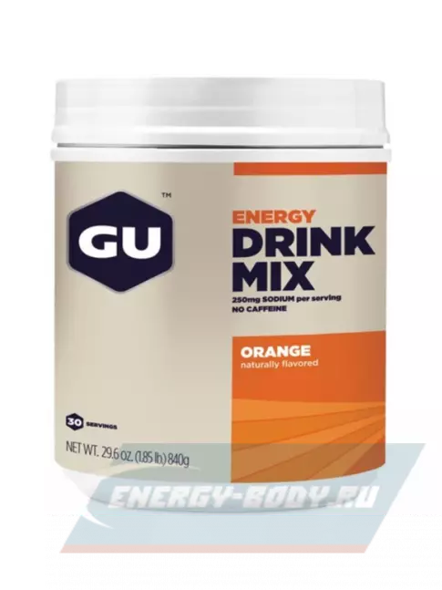  GU ENERGY GU ENERGY DRINK MIX 840 гр., Апельсин