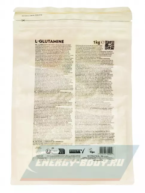 Глютамин Myprotein L-Glutamine 1000 г, Нейтральный
