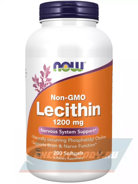  NOW FOODS Lecithin - Лецитин 1200 мг 200 капсул