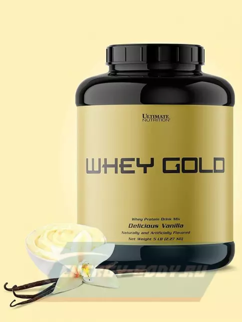  Ultimate Nutrition Whey Gold 2270 г, Ваниль