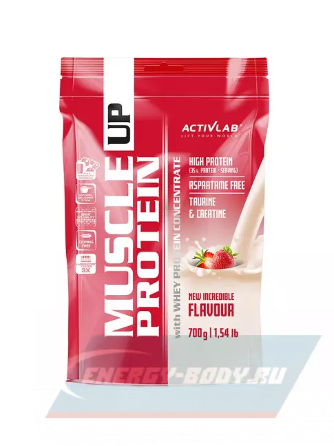  ActivLab Muscle UP Protein 700 гр, Клубника