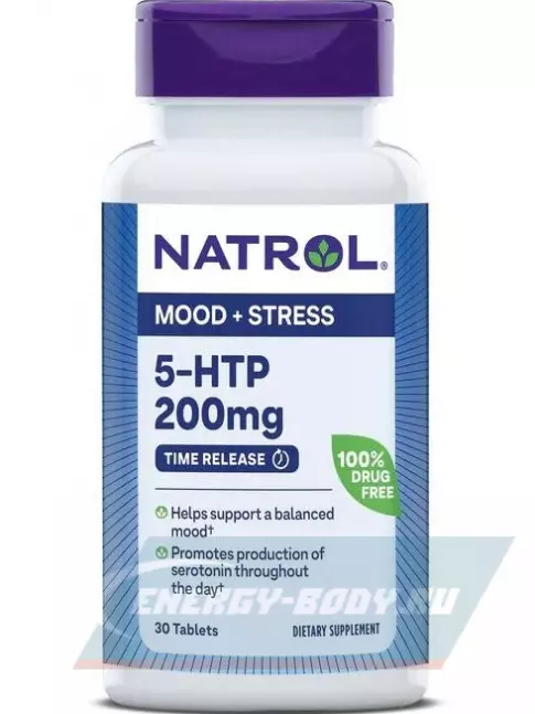  Natrol 5-HTP 200 mg 30 таблеток
