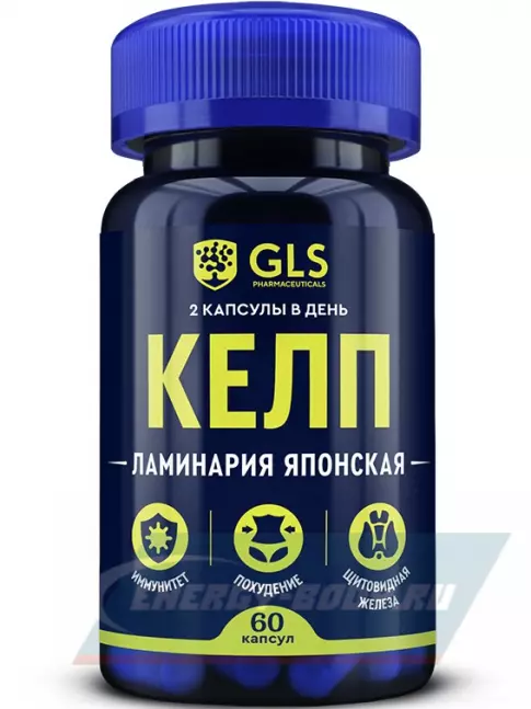  GLS pharmaceuticals Келп (ламинария японская) 60 капсул