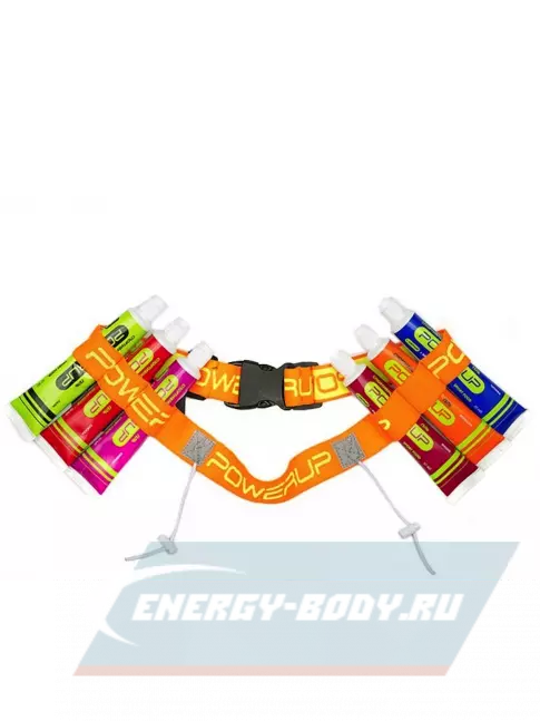  Powerup Ремень для номера и гелей orange Оранжевый