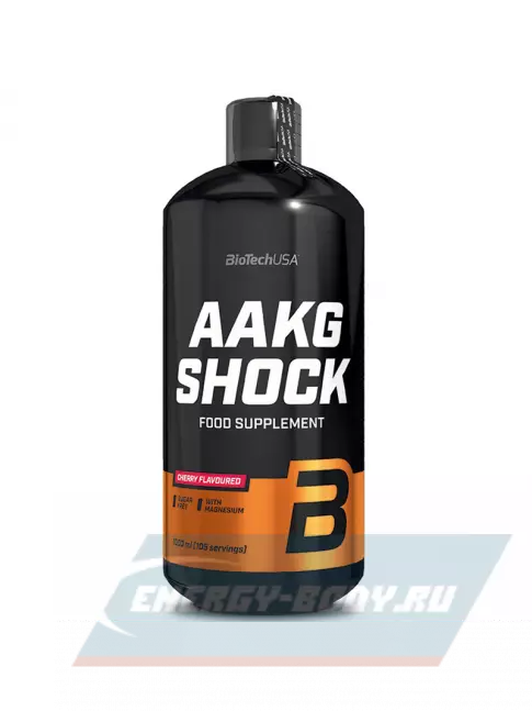 BioTechUSA AAKG Shock Extreme 1000 мл, Вишня BioTechUSA AAKG Shock Extreme 1000 мл, Вишня