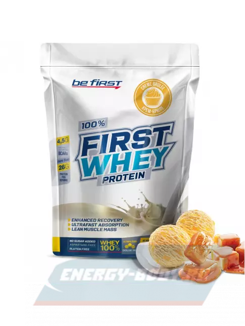  Be First First Whey protein (сывороточный протеин) 900 г, Крем-брюле