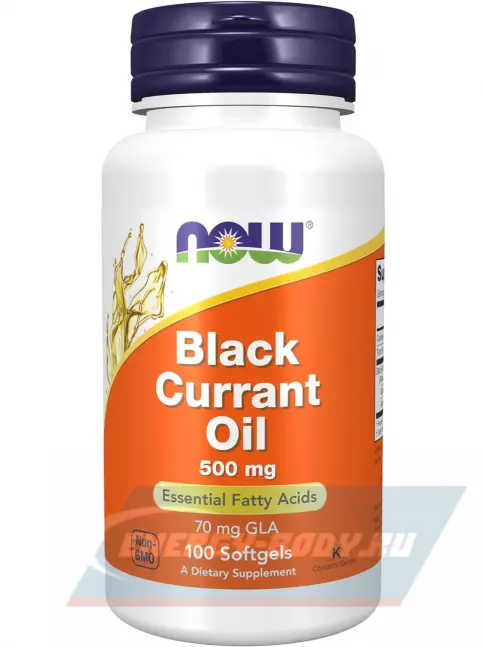  NOW FOODS Black Currant Oil 500 mg 100 гелевых капсул
