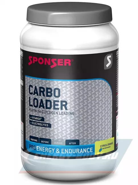  SPONSER CARBO LOADER 1200 г, Цитрус-Апельсин