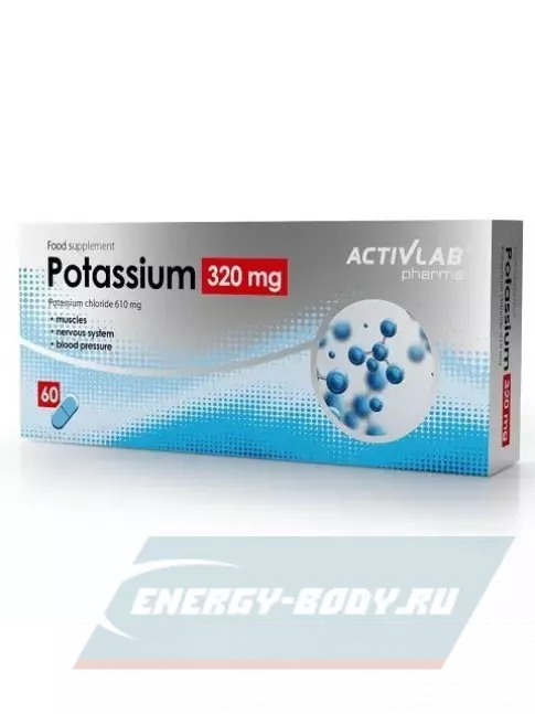 Минералы ActivLab Potassium 60 капсул