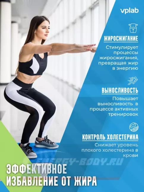 L-Карнитин VP Laboratory L-Сarnitine Liquid 2000 мг 7 ампул x 25 мл, Лесные ягоды