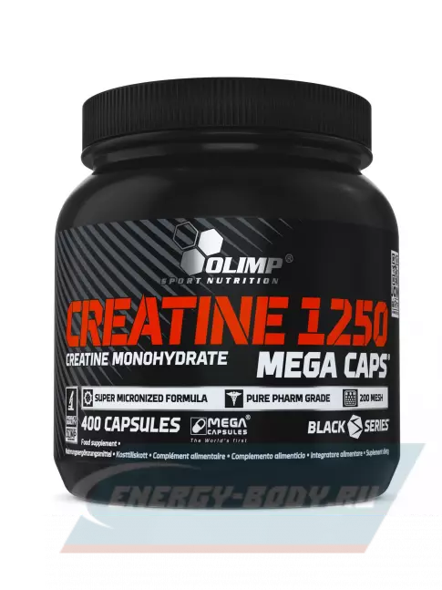  OLIMP CREATINE 1250 MEGA CAPS 400 капсул, Нейтральный