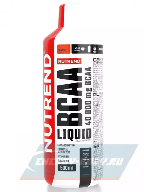 ВСАА NUTREND BCAA Liquid 2:1:1 500 мл, Апельсин